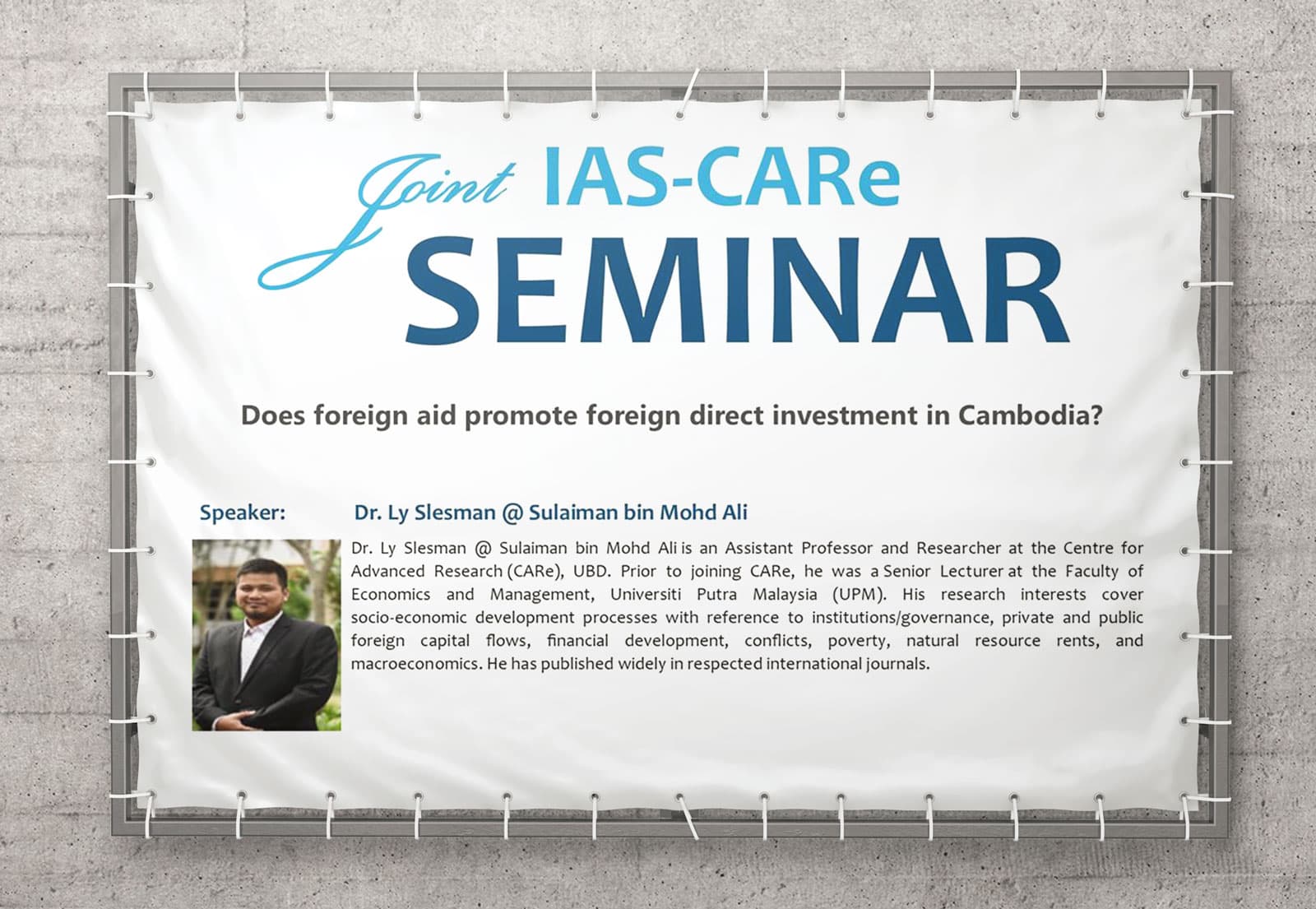 Read more about the article Seminar on Foreign Direct Investment in Cambodia